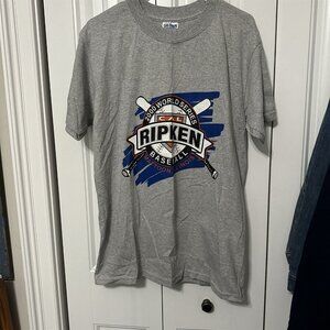 Cal Ripken Mens T Shirt Little League World Series 2000 Mattoon Illinois Gray M